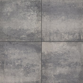 terrastegel+, grezzo, grijs zwart, 60x60, 60x60x4 cm, tegels, terrastegel, betontegel, terracotta, glad, strak, naturel, 